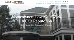 Desktop Screenshot of millcityiron.com